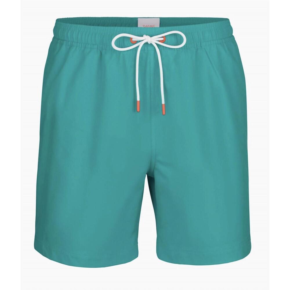 NEW SWIMS men's naxos solid swim short in cerulean